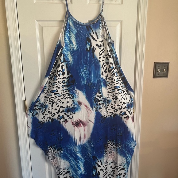 Women Plus Size Tropical Beach Summer Trendy Vacation Holiday Maxi Dress 18W - Picture 4 of 7